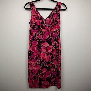 Vintage City Triangles floral sleevesless dress-M